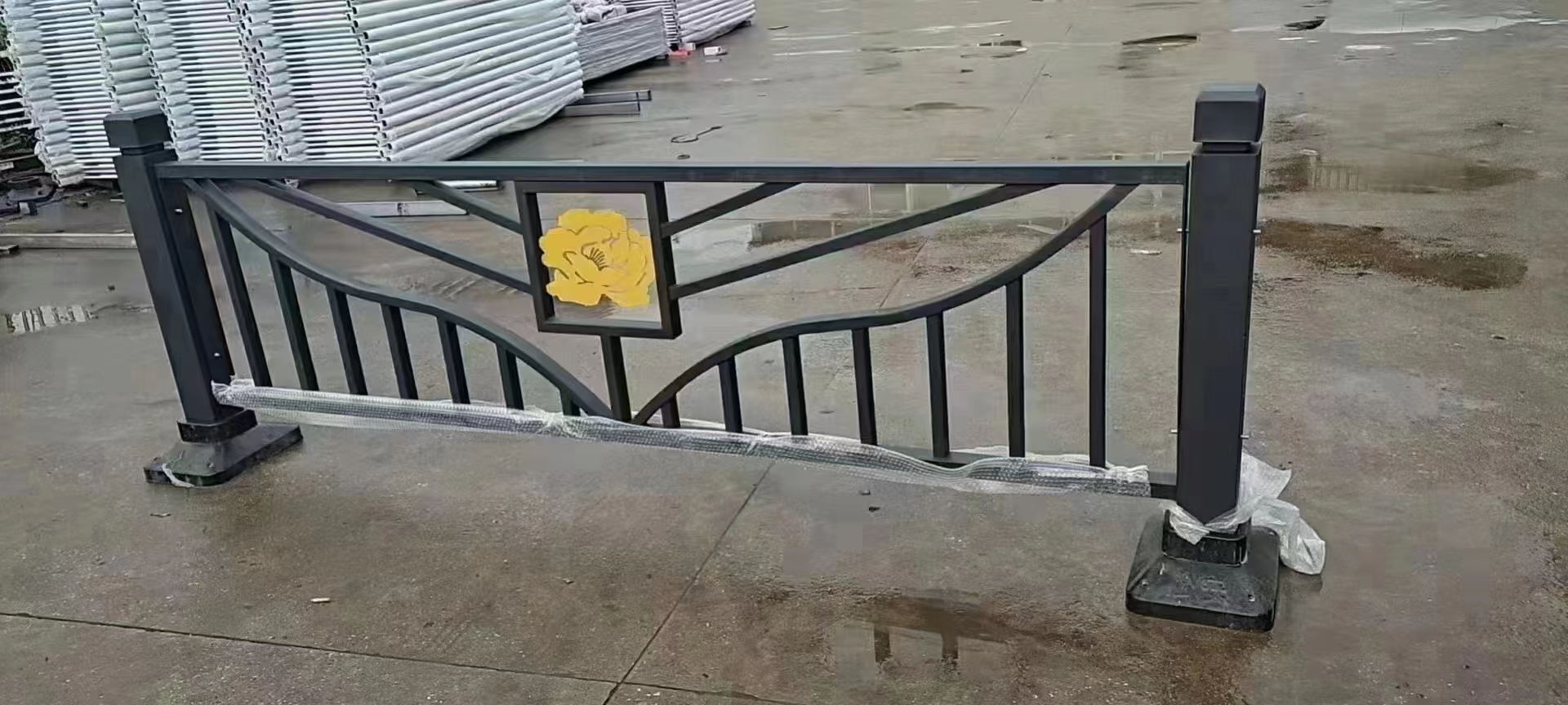 牡丹花款護(hù)欄，市政護(hù)欄，道路護(hù)欄